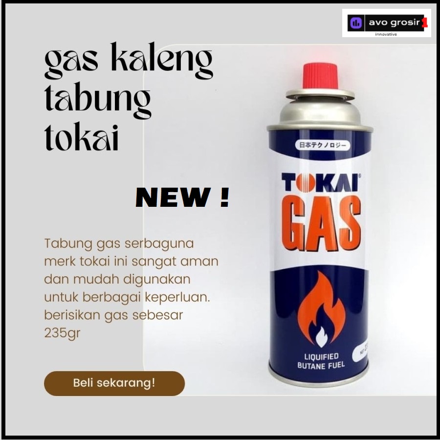 Gas Kompor Portable Liquified Butane Fuel Tokai Hi Cook BARU Lazada