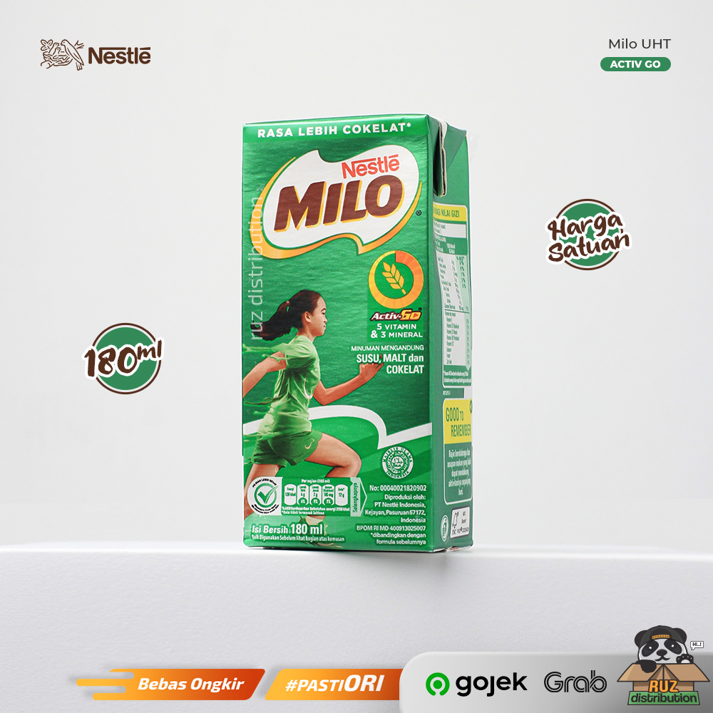 MILO UHT Activ Go 180ml Satuan Susu Milo 180ml Lazada Indonesia