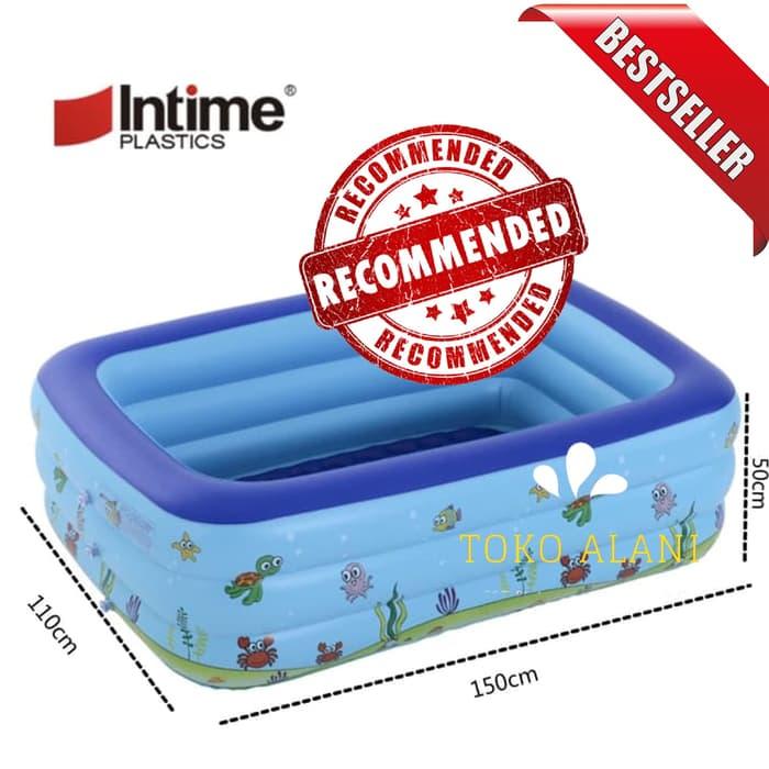 TERLARIS Kolam Spa Bayi Baby Intime Kotak ORIGINAL + POMPA BEST BERKUALITAS - ciPWRkAP