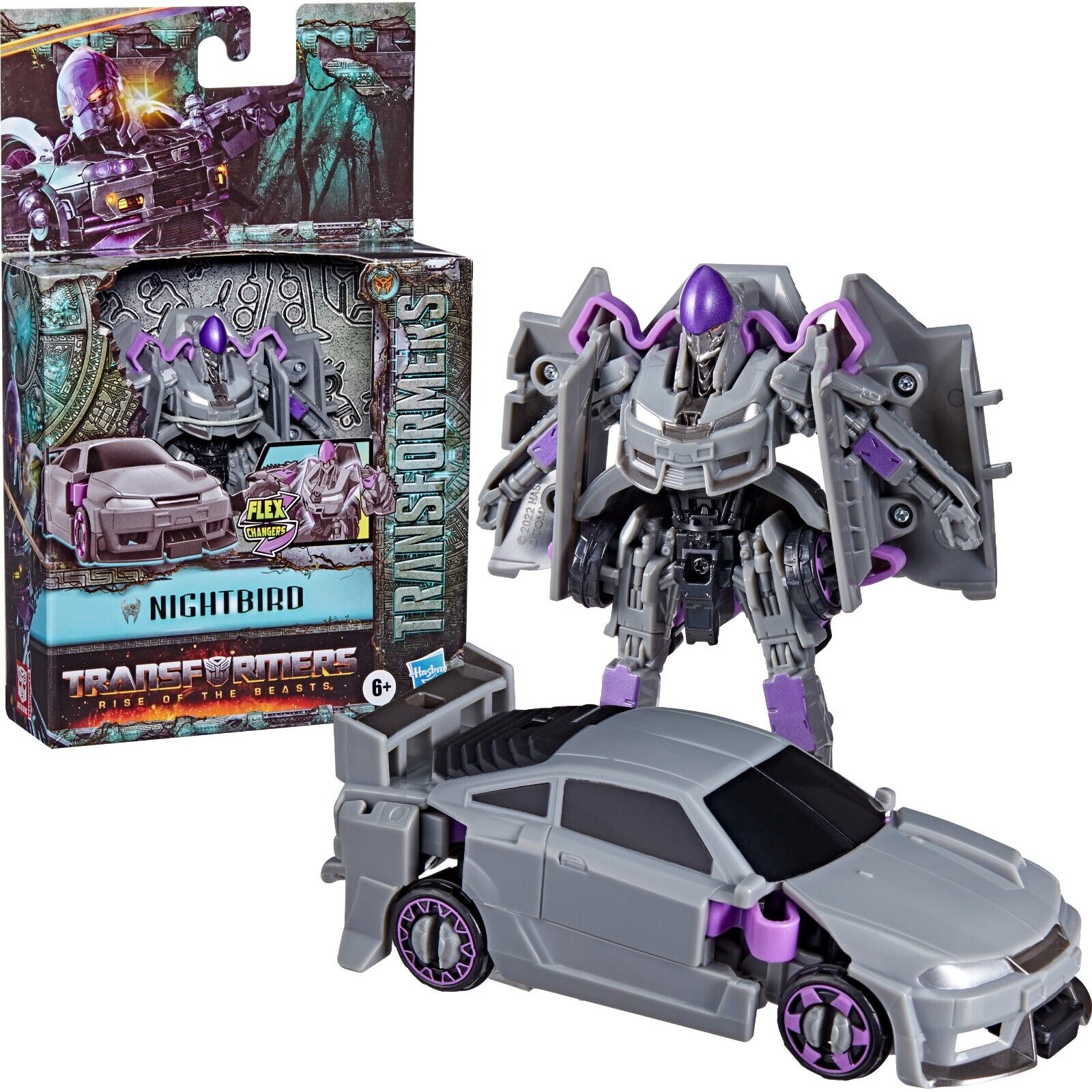 Transformers Rise Of The Beasts Flex Changers Nightbird Original Hasbro