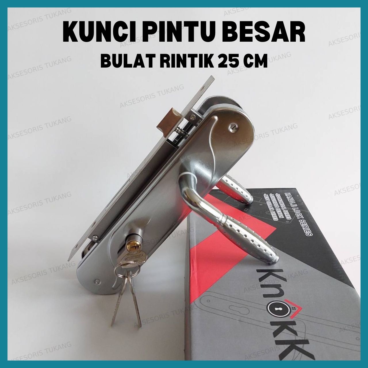 Kunci Pintu Besar Set Cm Bulat Rintik Handle Gagang Pintu Rumah