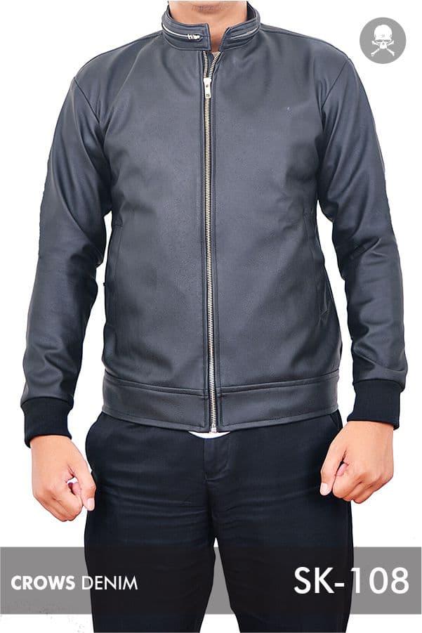 Jaket kulit korean style SK-108 / promo jaket / jaket terlaris / jaket boyband / jaket motor -oa2235