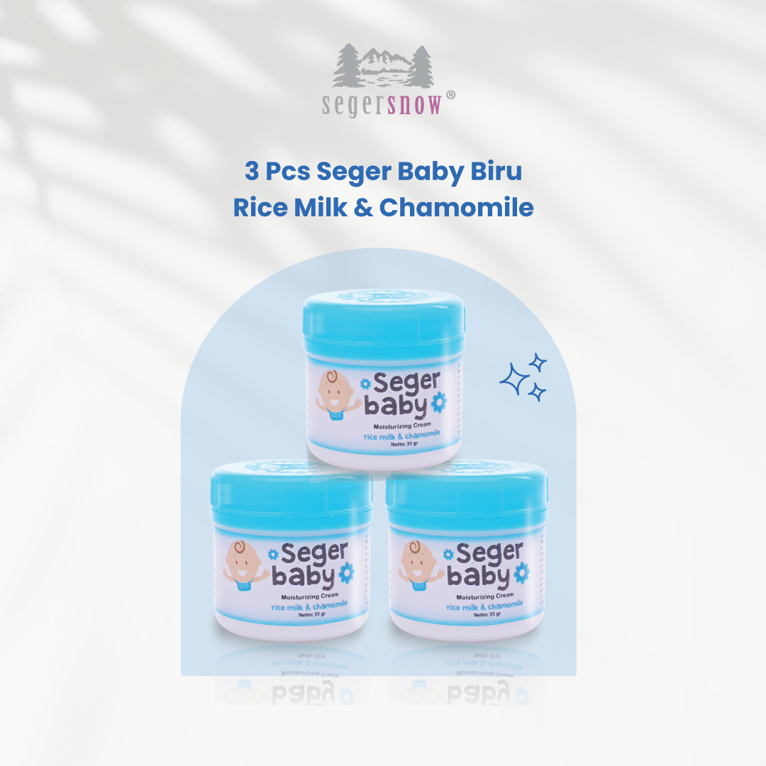 Seger Baby Moisturizer Cream Blue Rice Milk Chamomile Gr