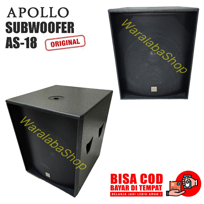 Speaker Subwoofer Pasif Apollo AS 18 Subwoofer 18 Inchi Passive