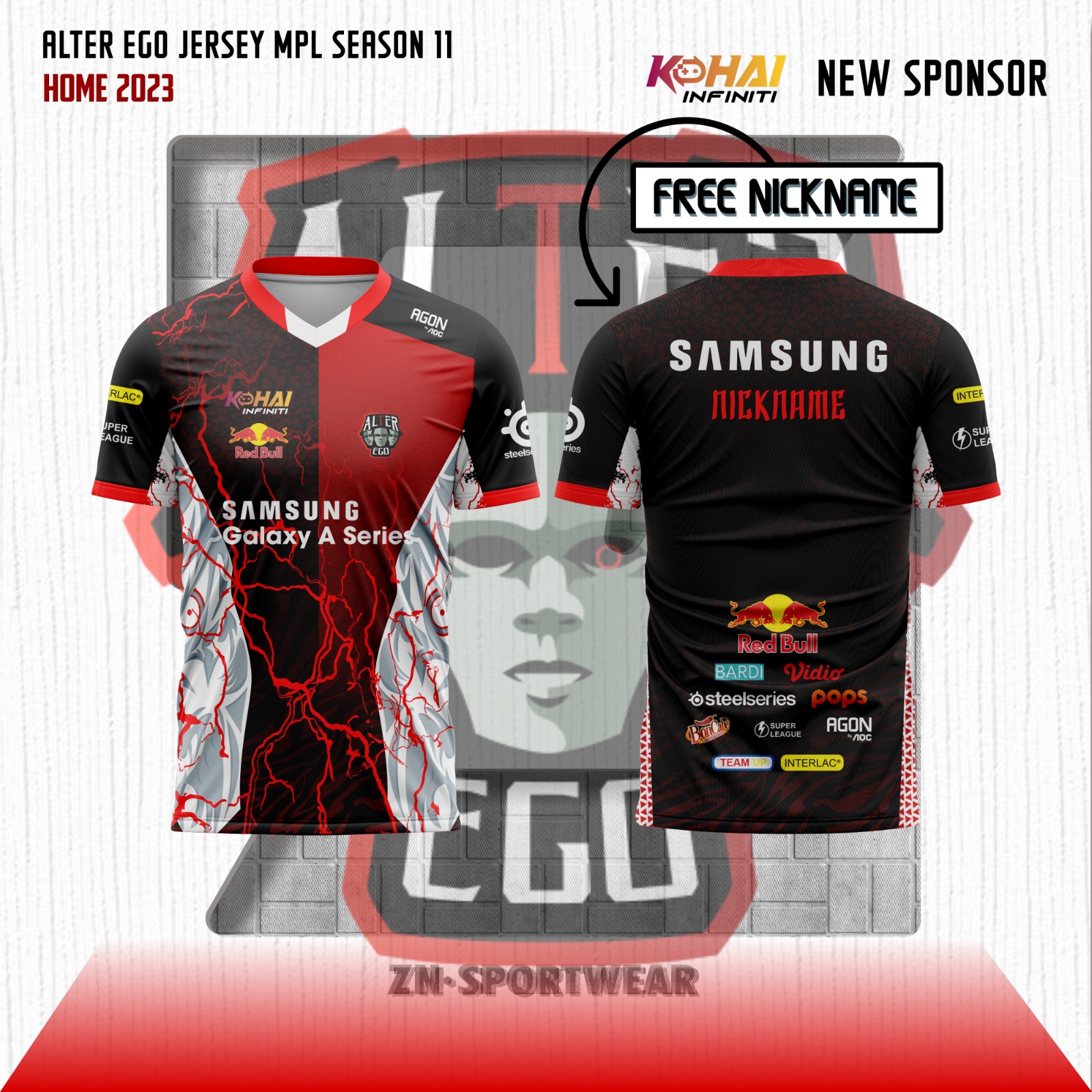 Baju Jersey Alter Ego Mpl Season Home Esport Game Lazada