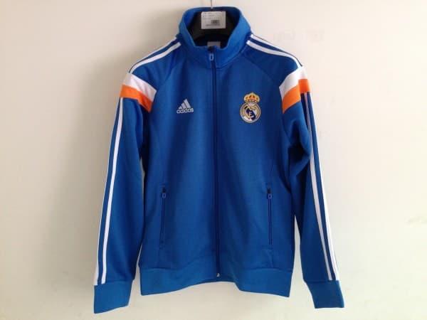 Jaket Real Madrid Prematch Biru