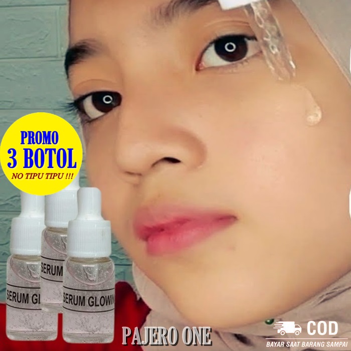 TERAMPUH 3 BOTOL GLOWING DALAM 5 HARI PENCERAH WAJAH Serum Vitamin C