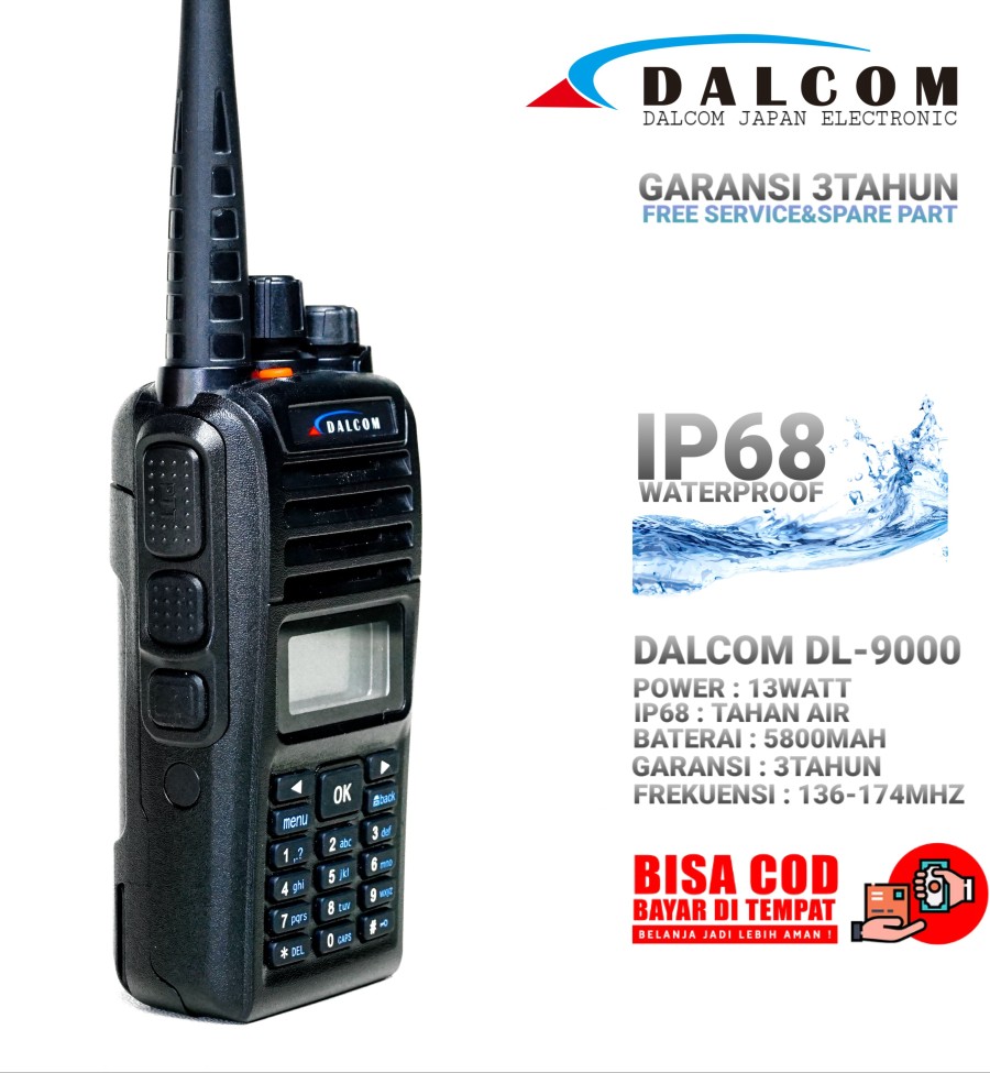 Ht Dalcom Japan Dl Vhf Mhz Ip Waterproof Lazada Indonesia