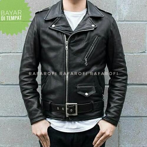 Jaket Pria Rock n Roll Terlaris-Jaket sk Ramones-Jaket Changcuter-Jaket Kulit Pria