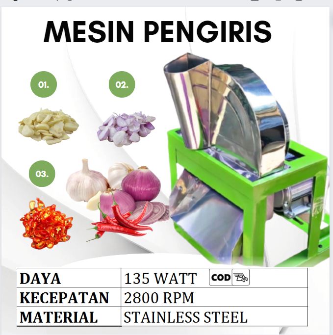 Mesin Perajang Bawang Merah Mesin Pengiris Bawang Merah Stainless