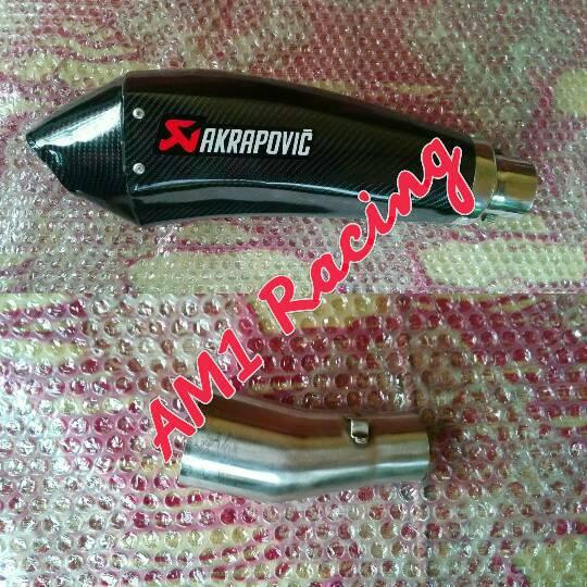KNALPOT AKRAPOVIC MONSTER NINJA 250FI/250 FI/250 KARBU/RR MONO/SLIP ON