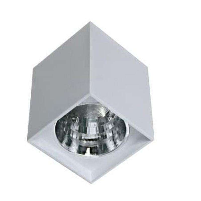 Kap Lampu Downlight Ob Outbow Tempel Kotak Segi Inch Inci Fitting