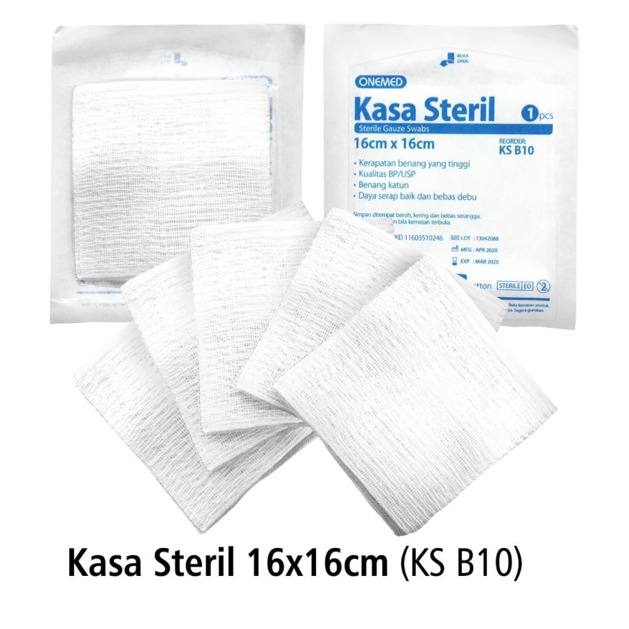 Kain Kasa Steril Sterile Gauze Swabs Kassa Steril Katun Box Pc