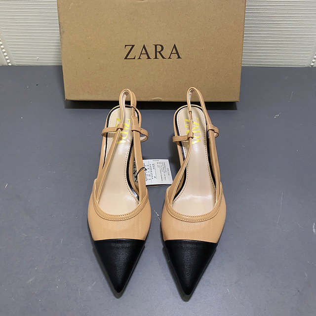 S Sepatu Wanita Hak Tinggi Zr Heels Simple Elegan Korean Style