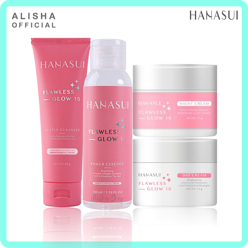 Paket Hanasui Flawless Glow Cleanser G Essence Ml Day G