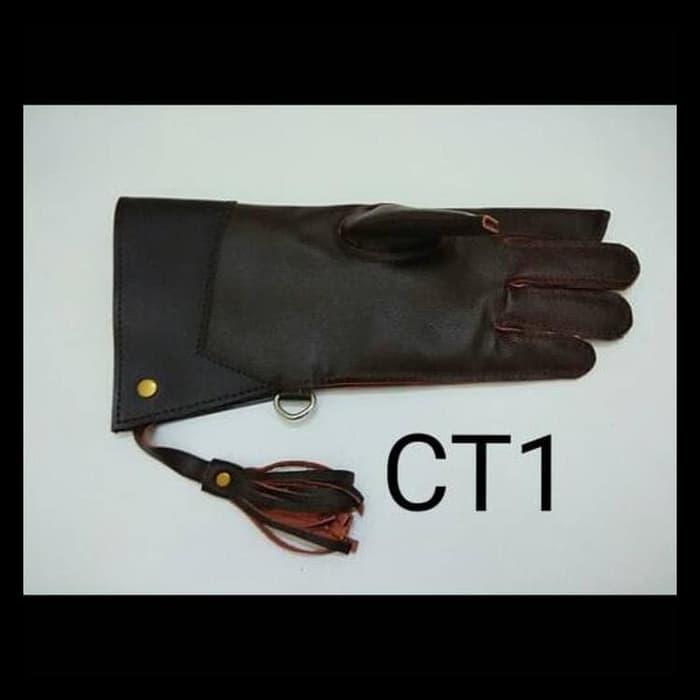 Glove Falconry Single Sarung Tangan Elang Alap Burung Hantu Komplit