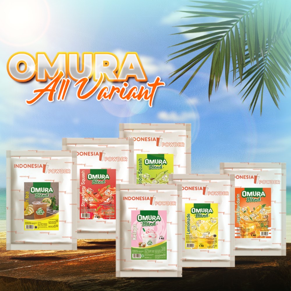 SERIES OMURA POWDER Bubuk Minuman Mix Gula Aneka Rasa Instant Powder