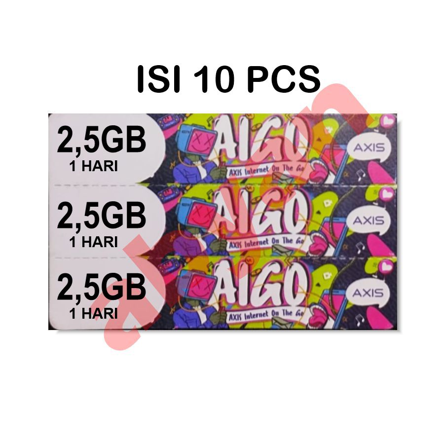 Isi Pcs Voucher Mini Axis Kuota Nasional Gb Maksimal Gb