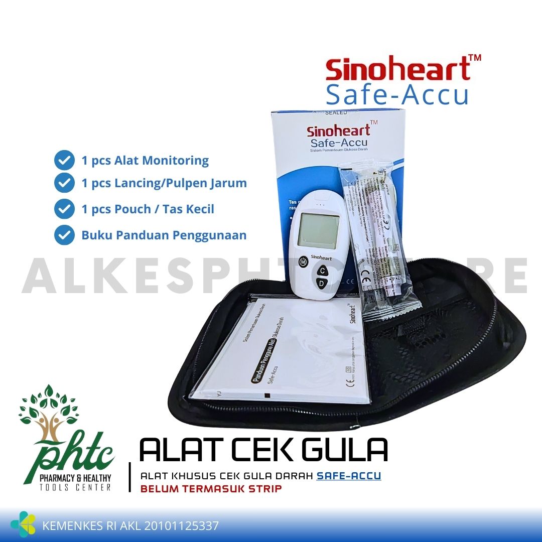 SINOCARE Safe Accu Strip Uji Gula Darah Lazada Indonesia