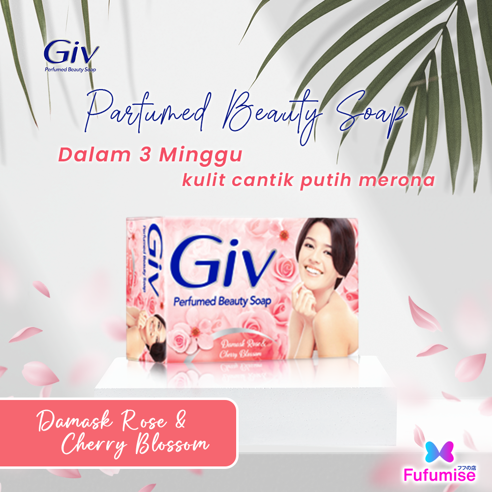 GIV Sabun Batang 72g Perfumed Beauty Soap SkinCare Soap Sabun