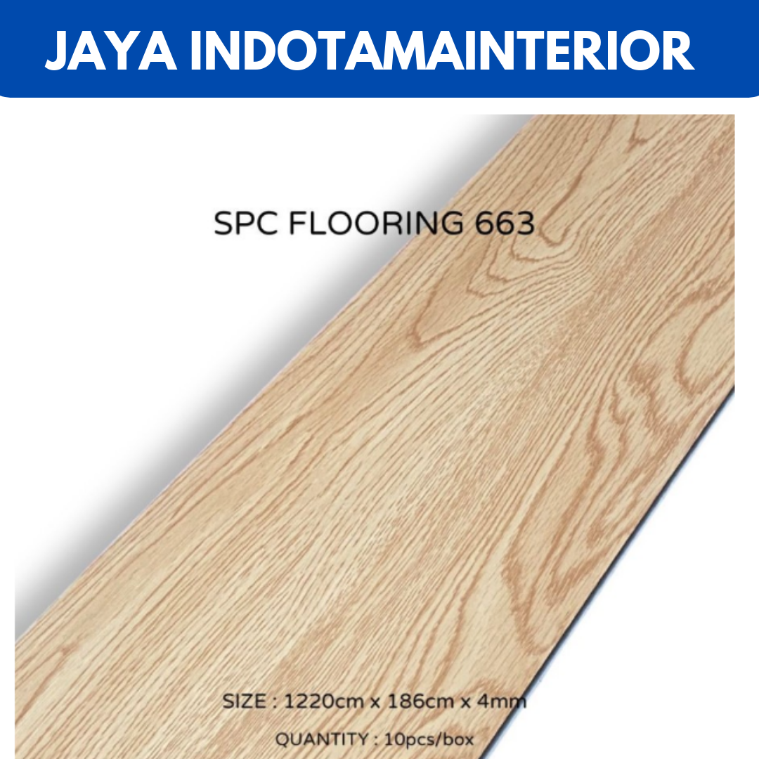 Lantai Vinyl Motif Kayu Spc Mm Tanpa Lem Perekat Lantai Parket Spc