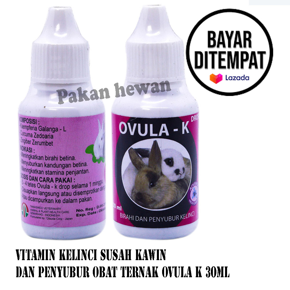 Vitamin Kelinci Susah Kawin Obat Ternak Ovula K Lazada Indonesia