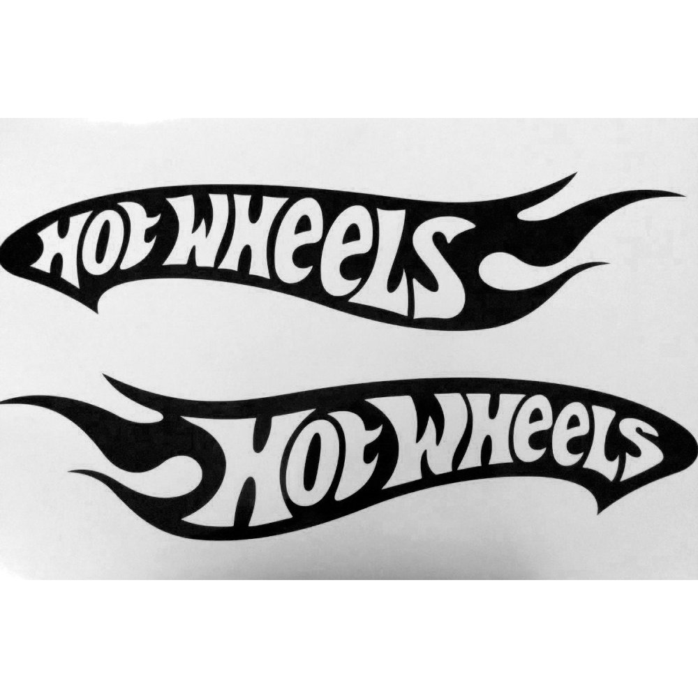 Sepasang Sticker Mobil Hot Wheels Kanan Kiri Lazada Indonesia