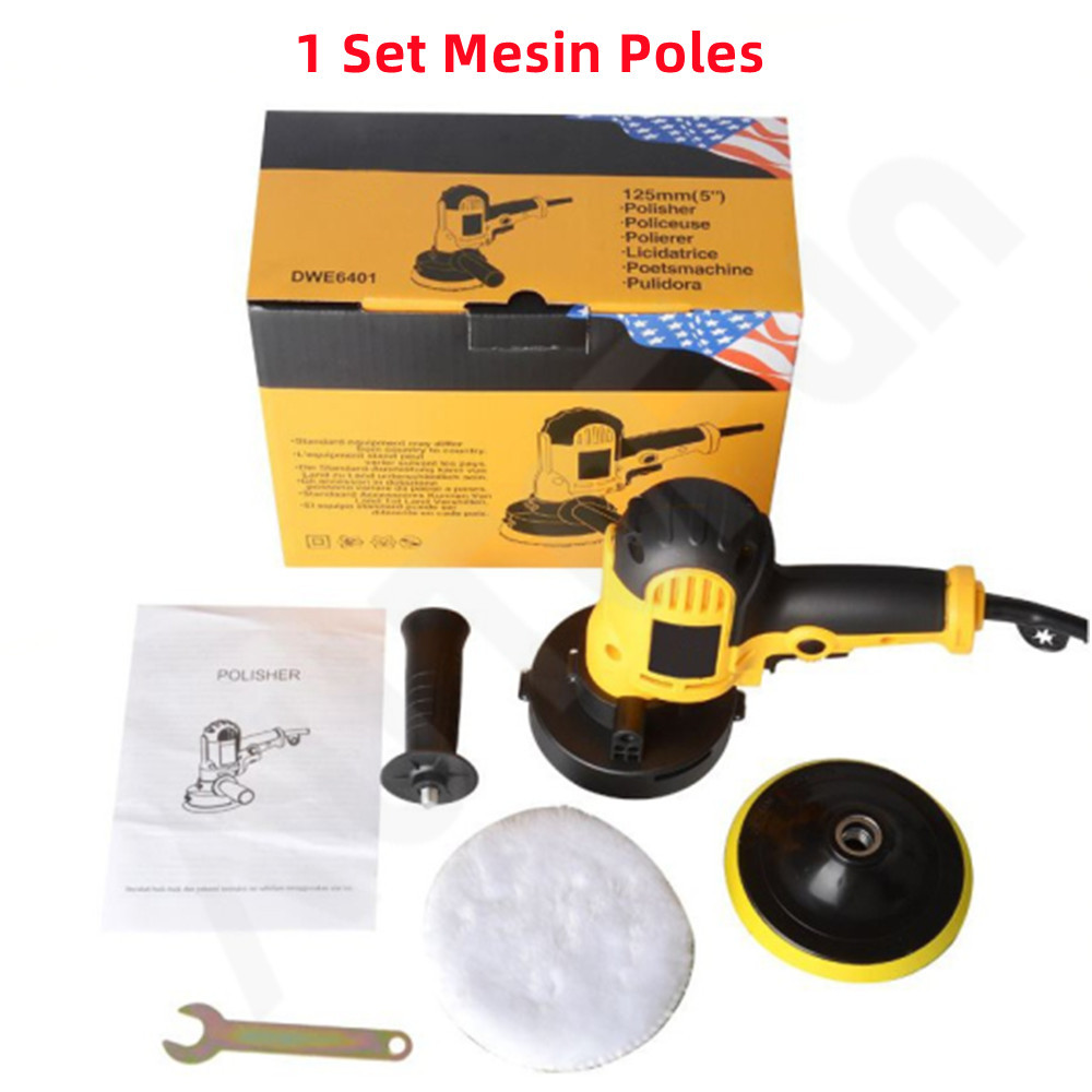 AUTOFun Mesin Poles Mobil 5 Inci Car Polisher Mesin Polish Alat Poles