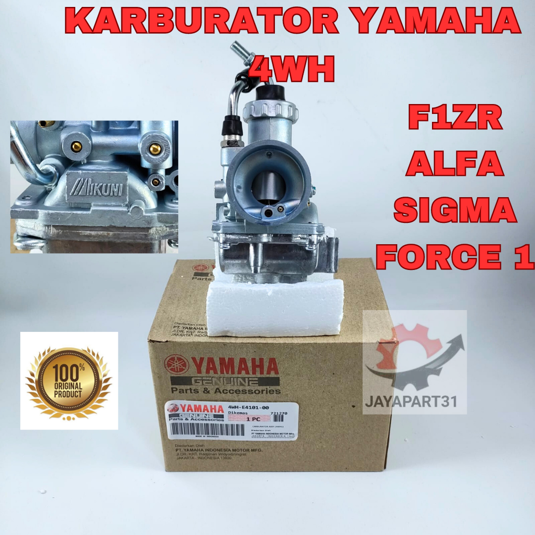 Karbu Karburator Yamaha 4wh Asli Original F1zr Alfa Sigma Force 1