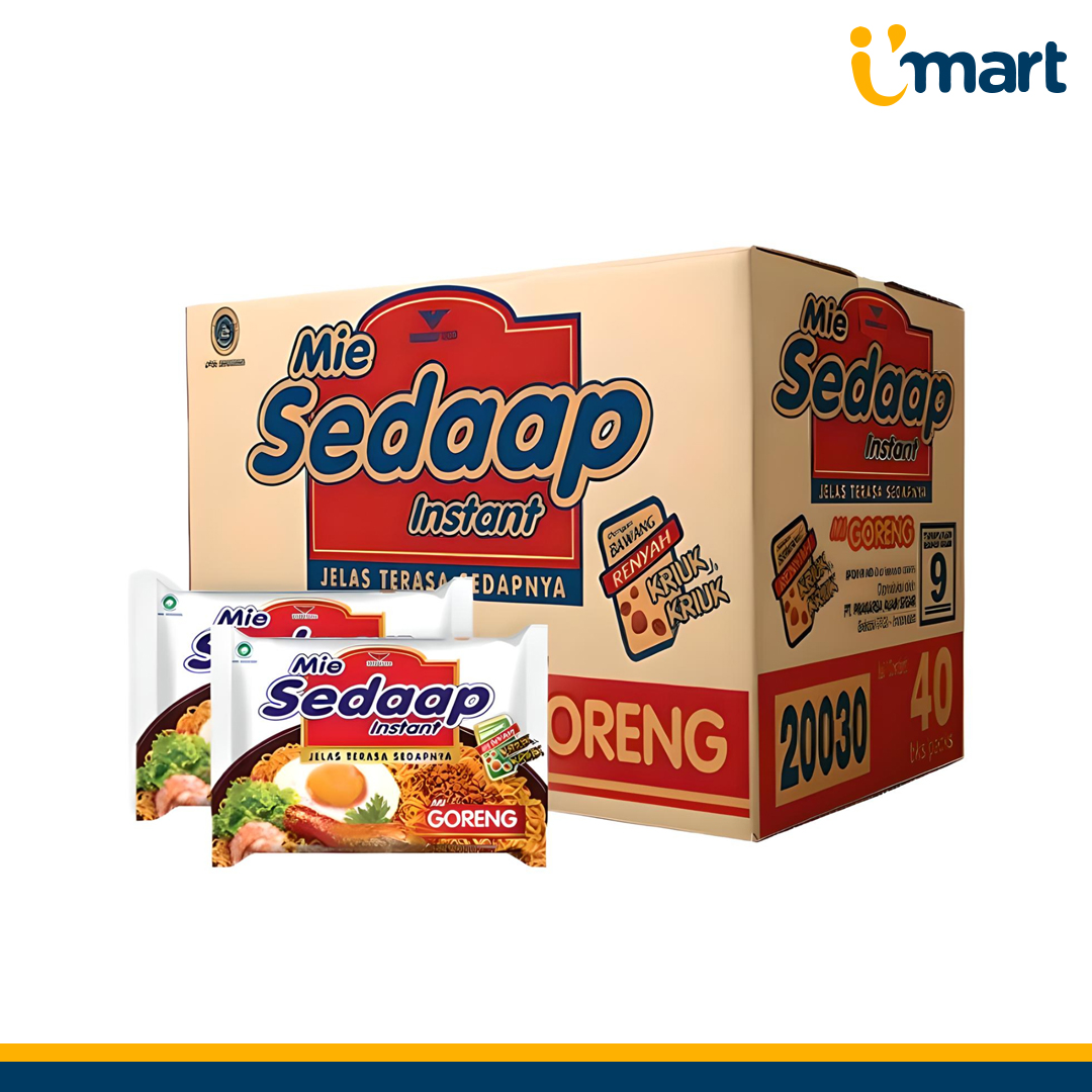 Sedaap Mie Instant Goreng 90g 1 Dus Isi 40pcs Lazada Indonesia