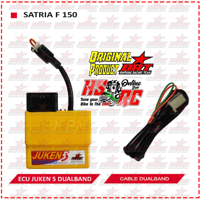 ECU Racing BRT JUKEN 5 DUAL BAND Suzuki Satria FU 150 Fi Injeksi ECU FU