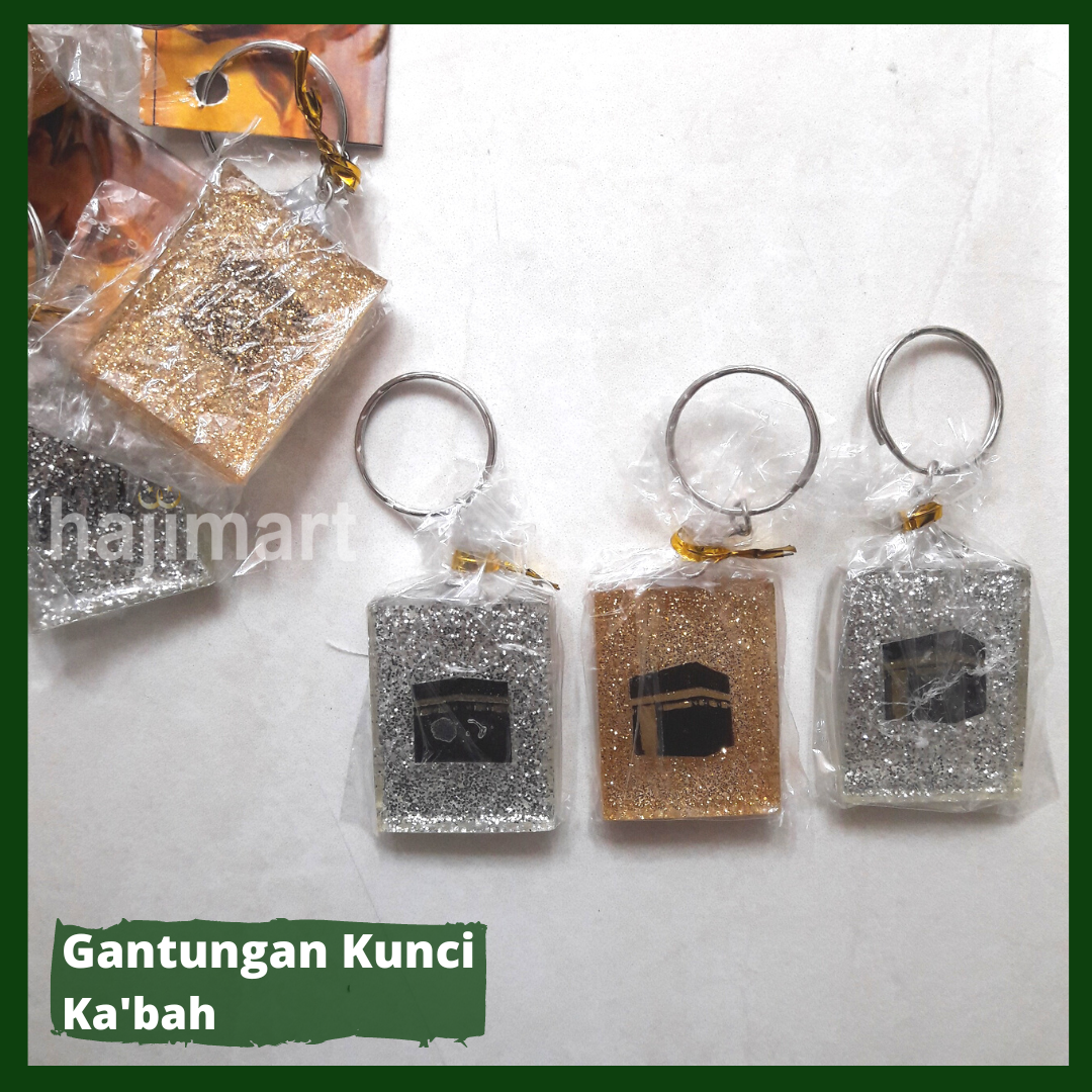 GANTUNGAN KUNCI KA BAH ISI 12 PCS PERNAK PERNIH HAJI UMROH SOUVENIR