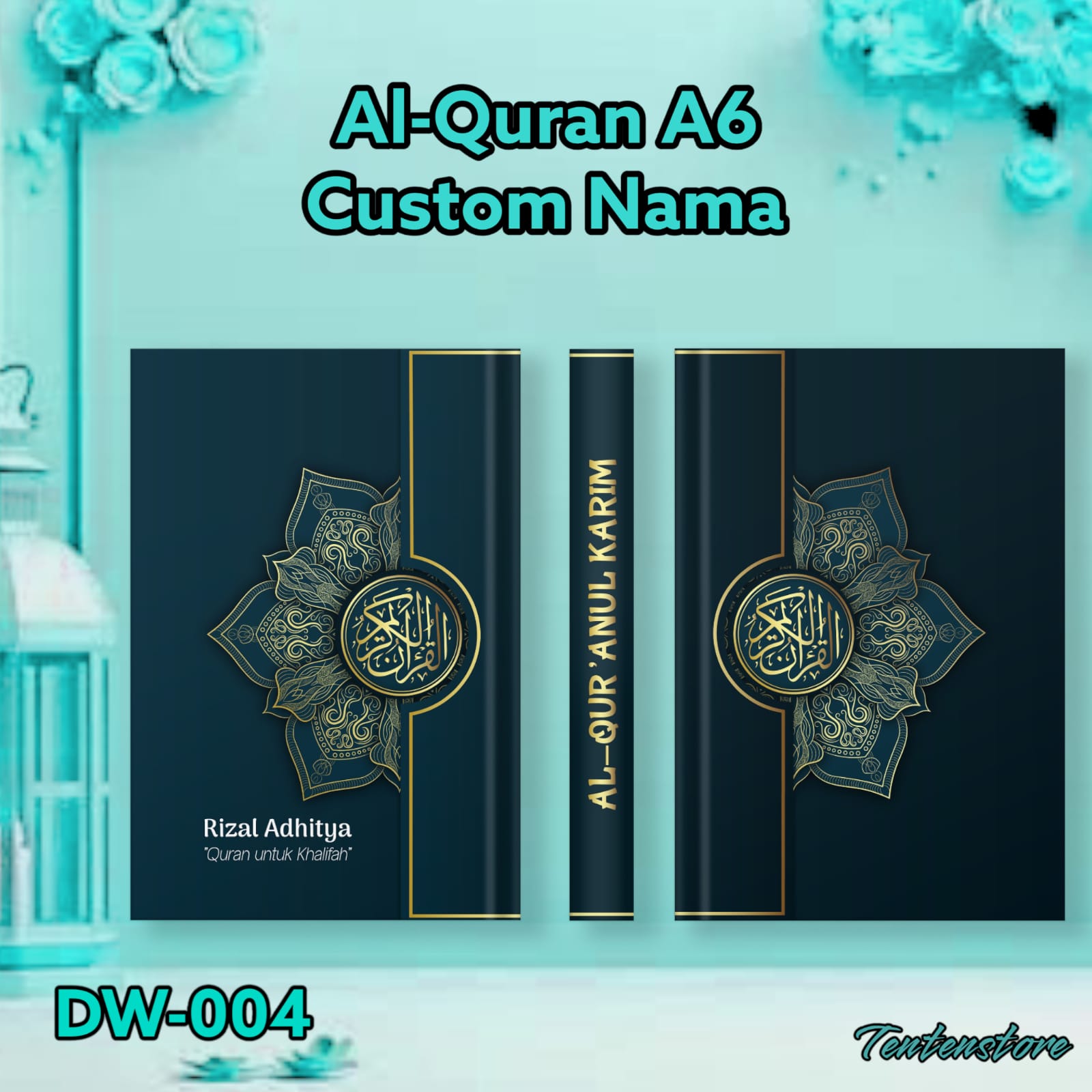 Al Quran Ukuran A6 10 5 X 15 5 Cm Custom Gratis Tambah Nama DW 004