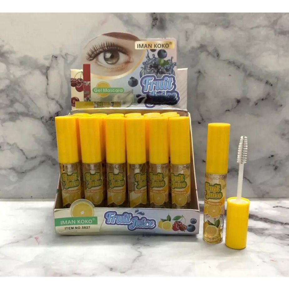 Mascara Gel Iman Koko Fruit Edition Waterproof Maskara Penebal Bulu