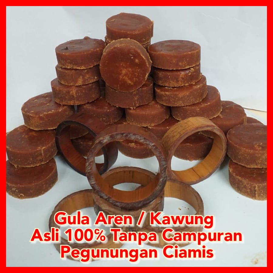 Gula Aren Gula Kawung 1 Bungkus Isi 10 Gandu 100 Asli Dari Pohon