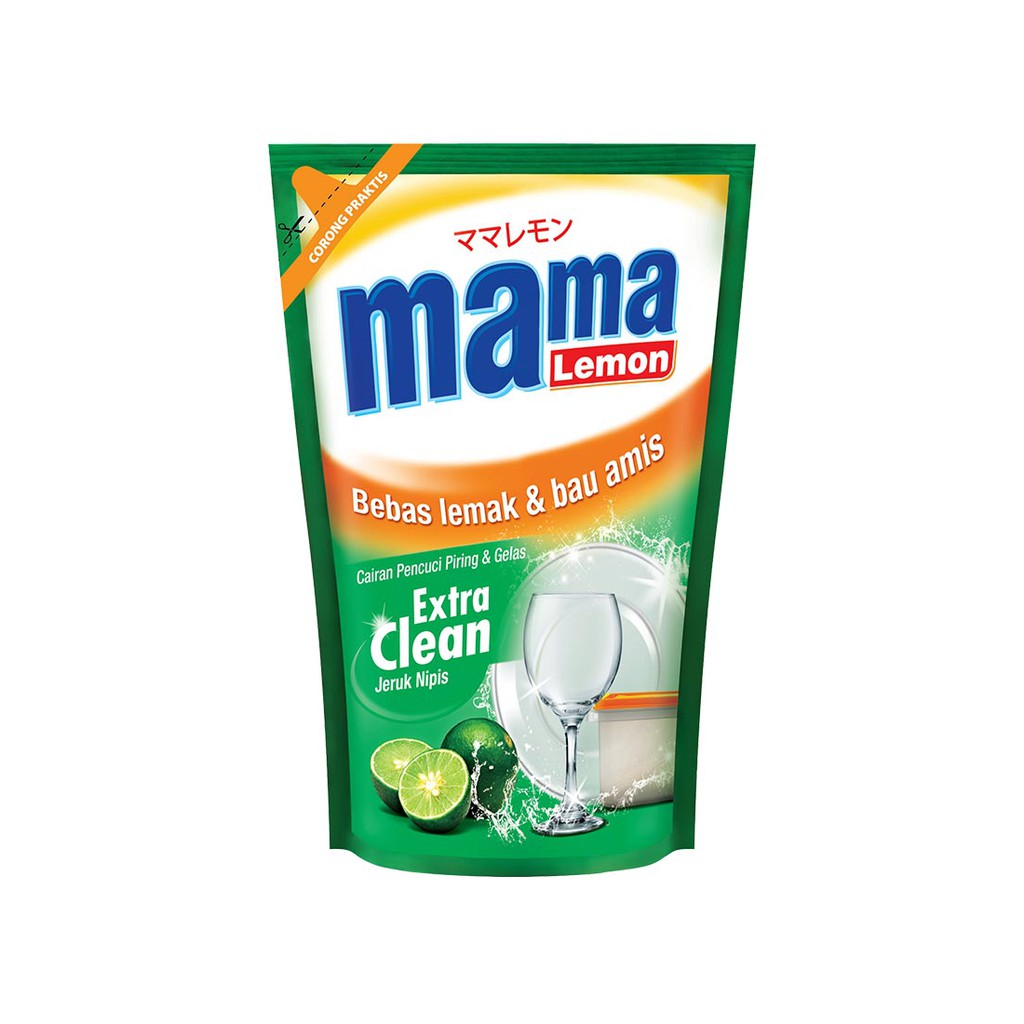 Mama Lemon Extra Clean Jeruk Nipis 800 Ml Sabun Cuci Piring Lazada