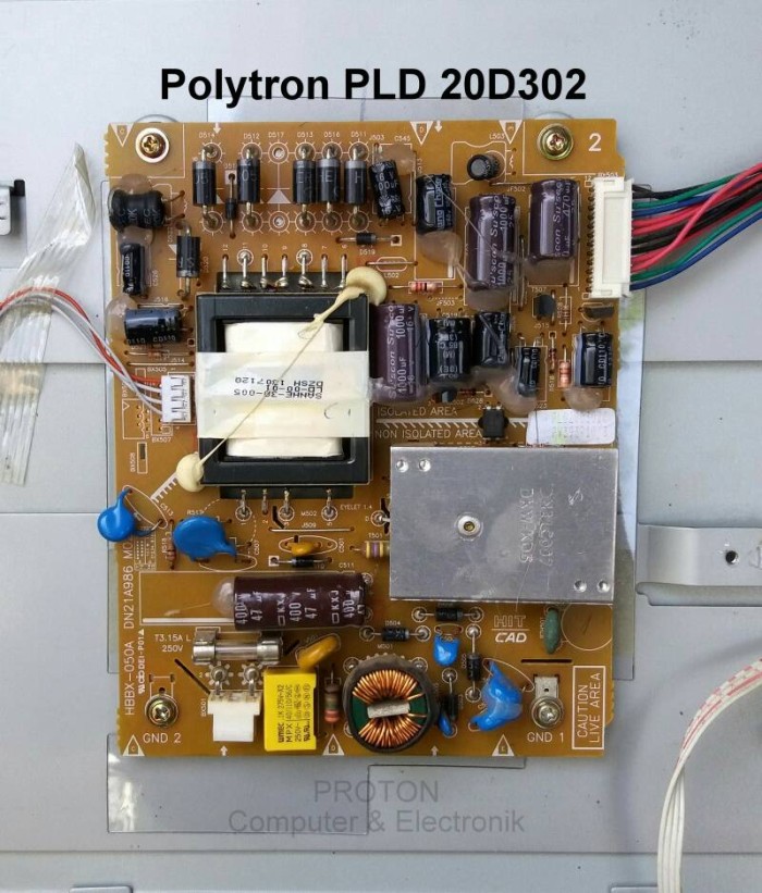 Psu Power Supply Tv Led Polytron Pld 20D302 Hbbx 050A Dn21A986