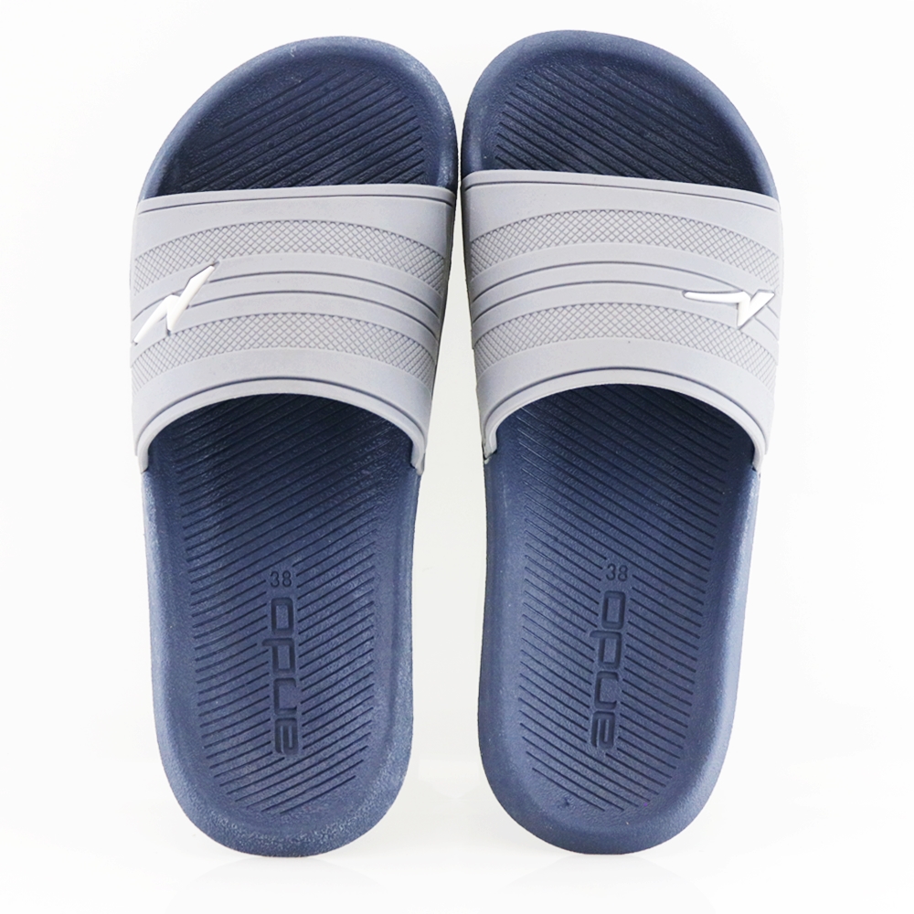 New Ando Street Navi Abu Abu Sandal Flip Flop Pria Terbaru