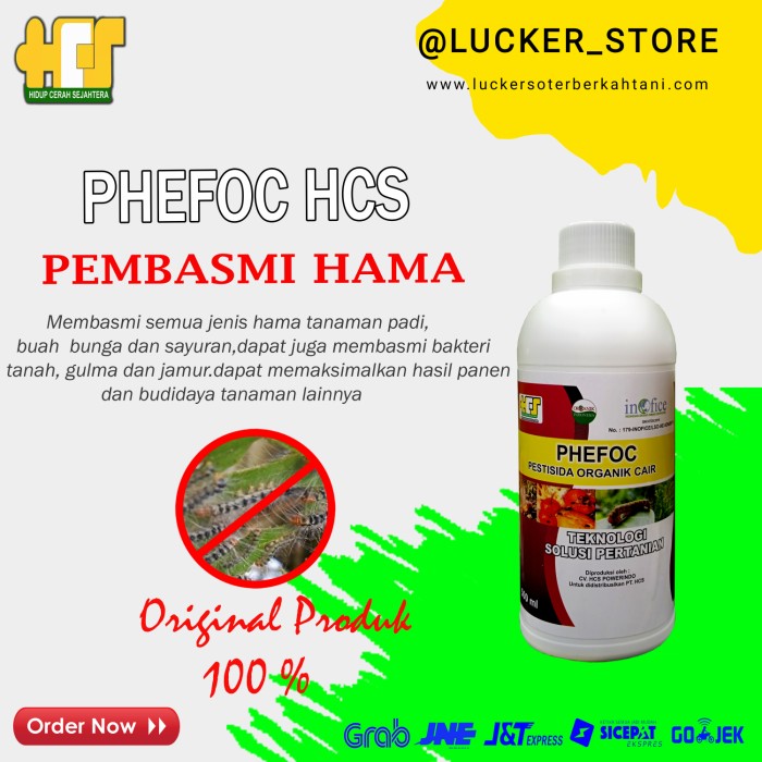 Insektisida Sistemik PHEFOC HCS Obat Hama Pembasmi Tungau Kutu Putih