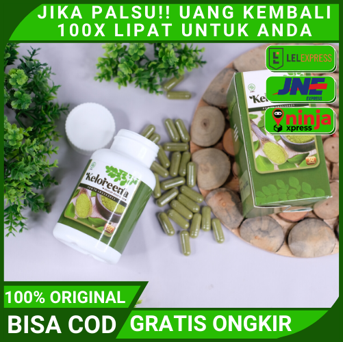 BPOM Keloreena Kapsul Daun Kelor 100 Asli Ekstrak Moringa Oleifera Isi