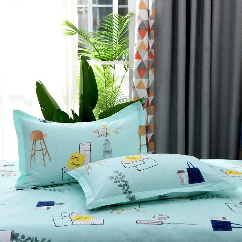 100% Cotton Vỏ Gối Cặp 100% Cotton Dày Mài Lông Vỏ Gối 74 47cm2 Chỉ Phù Hợp Với Chất Liệu Vải Bông Vỏ Gối