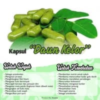 Kapsul Masker Daun Kelor Moringa Oleifera Masker Wajah Alami