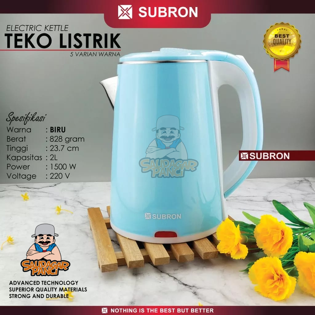 Subron Teko Termos Listrik Pemanas Air Kettle W W Electric