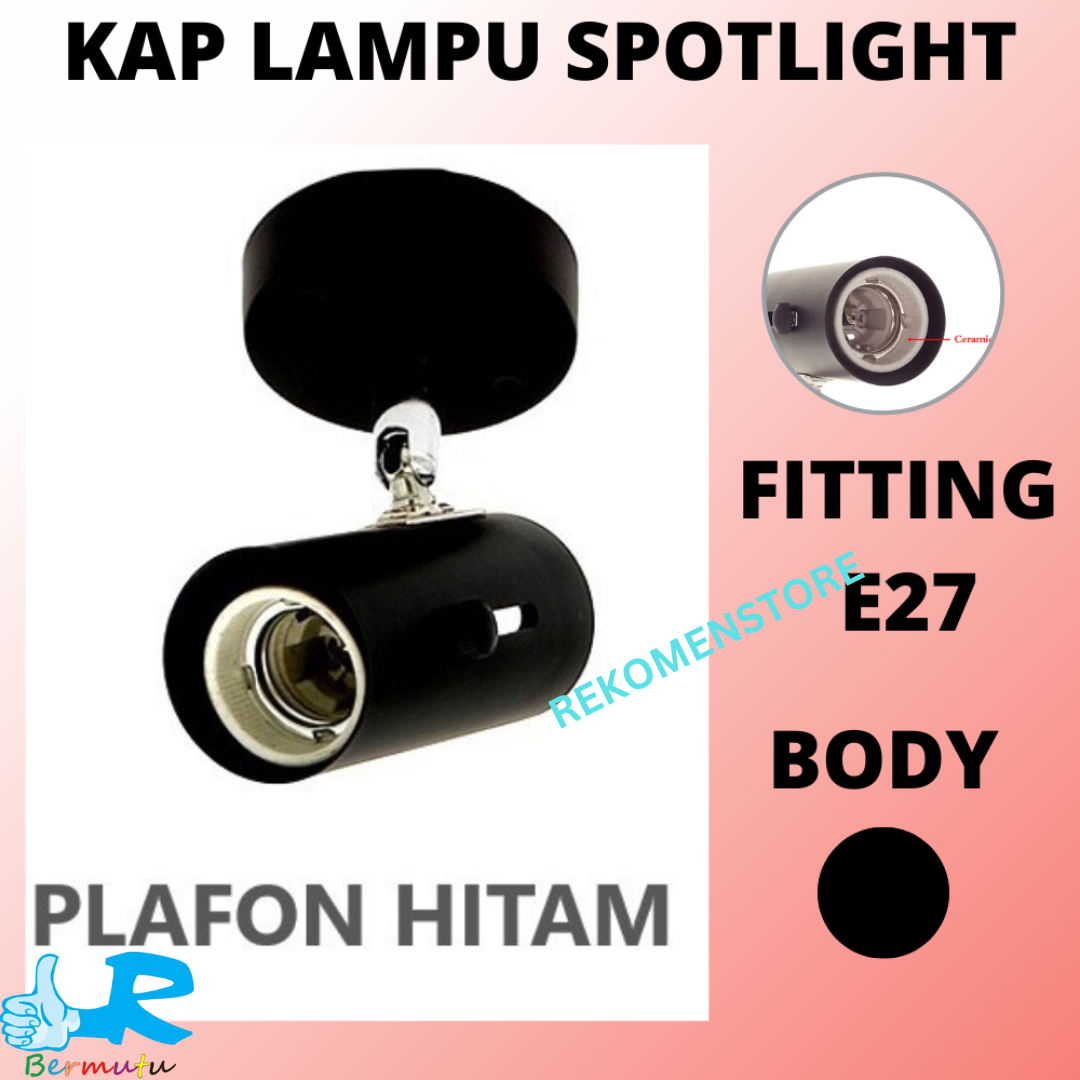 Kap Lampu Sorot E Cm Tempel Dinding Plafon Rell Rumah Lampu Sorot