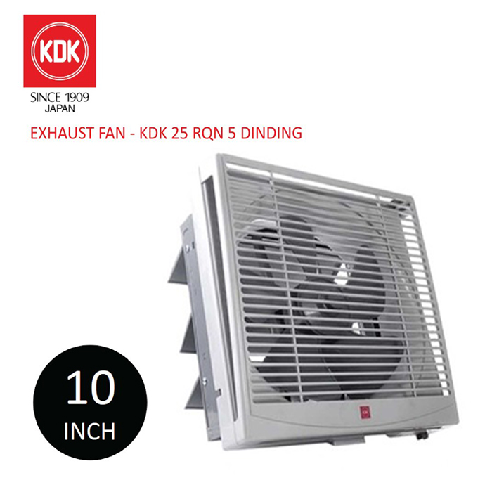 Exhaust Fan KDK RQN 25 Wall Fan Ukuran 10 Inch Dinding KDK Hexos Fan