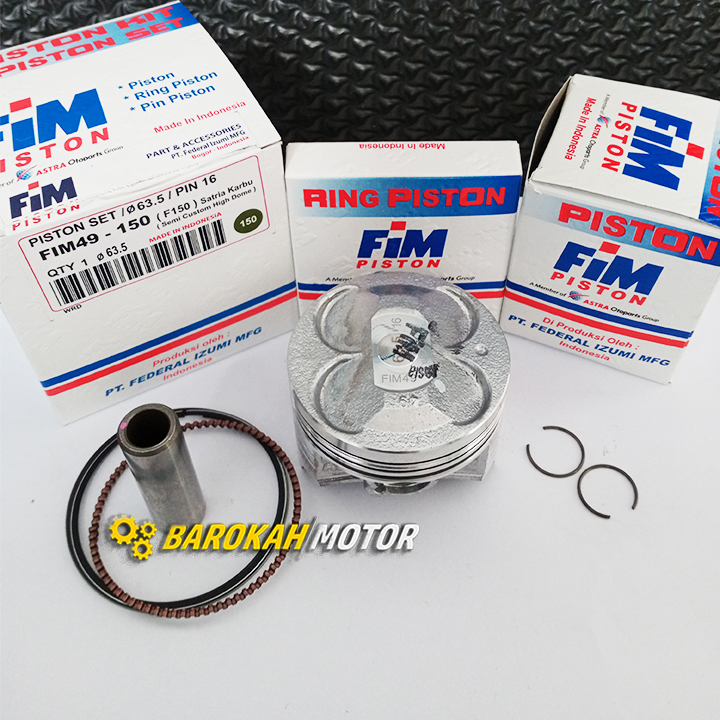 PISTON KIT SEHER SET SATRIA FU Diameter 62 62 5 63 63 5 64mm PIN16 FIM