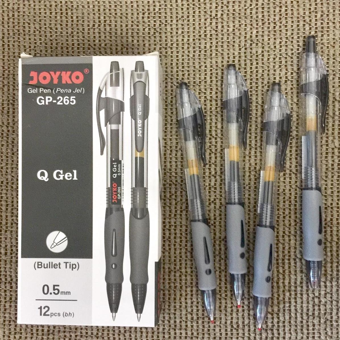 Pulpen Q Gel Joyko 0 5mm HITAM Isi 12 Lazada Indonesia