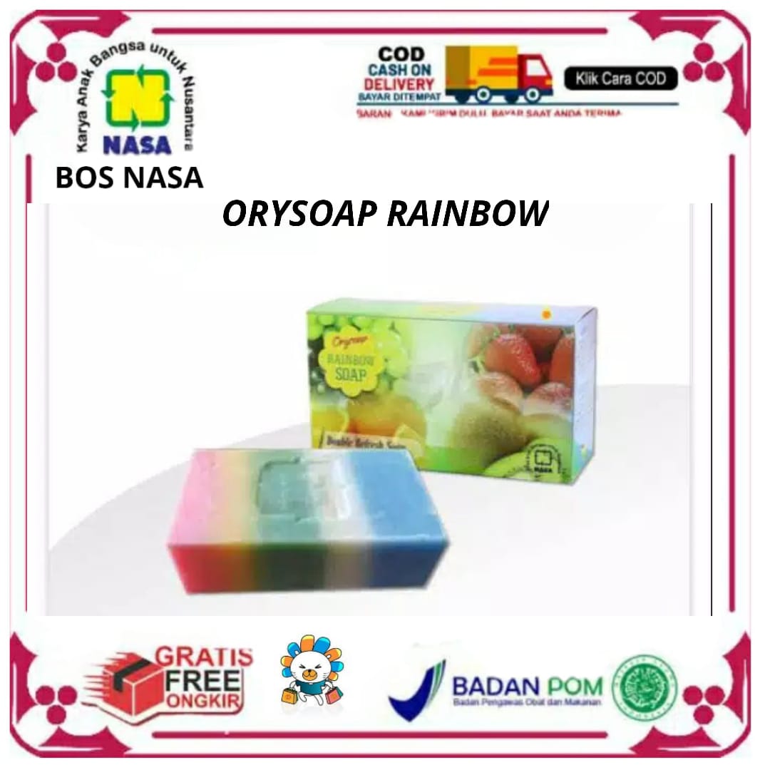 BARU ORYSOAP RAINBOW SABUN PELANGI ORIGINAL NASA Lazada Indonesia