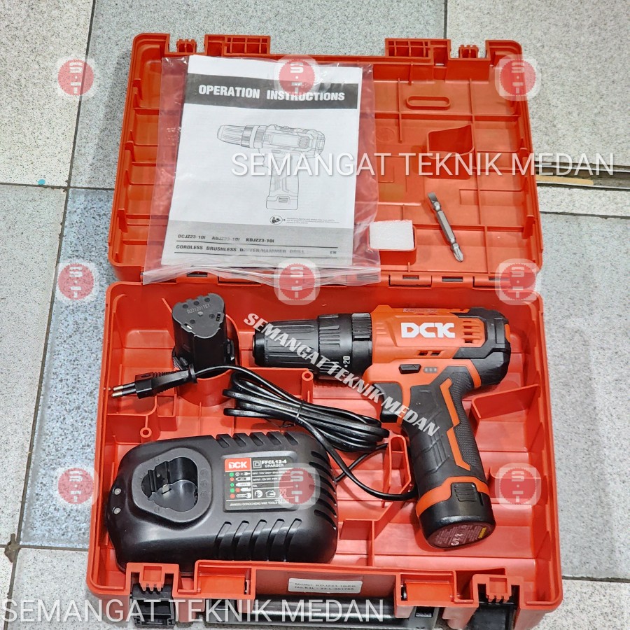 Kdjz I Cordless Impact Drill Bor Baterai Tembok V Dck Kdjz