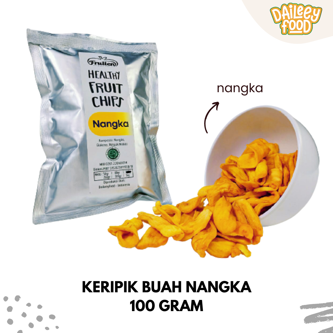 Keripik Kripik Buah Nangka Gram Frutten Khas Malang Murah Meriah